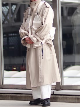「stein（シュタイン）のアイテム（ベスト）」を使った、yamadaさん（メンズ・170cm）の冬コーディネート