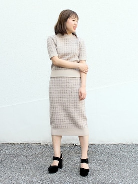 「DRWCYS（ドロシーズ）のアイテム」を使った、YUMIさん（レディース・152cm）の秋コーディネート