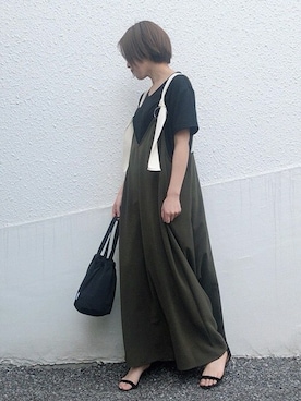 「DRWCYS（ドロシーズ）のアイテム（バッグ）」を使った、YUMIさん（レディース・150cm）の春コーディネート