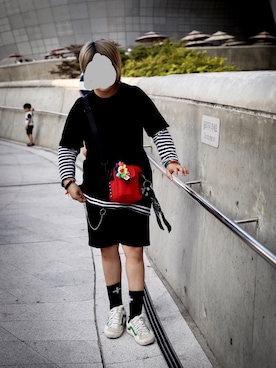 「RASTACLAT（ラスタクラット）のアイテム」を使った、mzixさん（レディース・163cm）の秋コーディネート