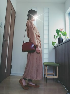 「ショッピング」｜「アイテム（ワンピース/ドレス）」を使った、aitamunさん（レディース・157cm）の秋コーディネート