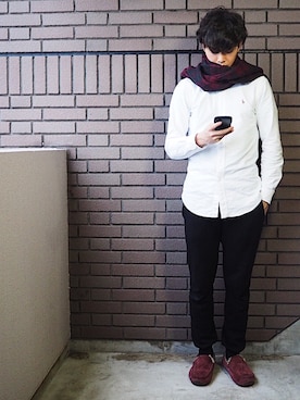 「JOHN ELLIOTT+CO（ジョンエリオット）のアイテム（パンツ）」を使った、yaassuuさん（メンズ・174cm）の冬コーディネート