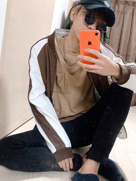 「URBAN RESEARCH Sonny Label（アーバンリサーチサニーレーベル）のアイテム（スウェット）」を使った、śhuさん（メンズ・173cm）の春コーディネート