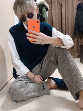 śhuさん(メンズ・173cm)の春コーディネート