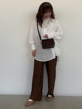 「kivi（キヴィ）のアイテム」を使った、knwearさん（レディース・153cm）の春コーディネート