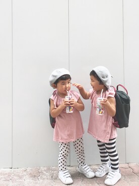 R___Rさん（キッズ・80cm）の夏コーディネート