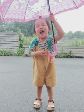 「ZARA（ザラ）のアイテム（サロペット/オーバーオール）」を使った、MollyHaiさん（レディース・168cm）の夏コーディネート