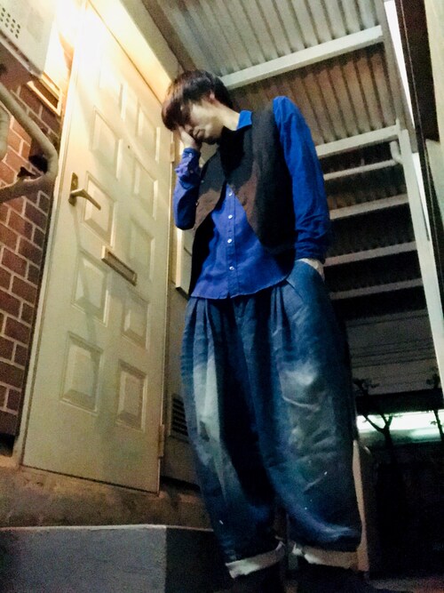 パンツ glamb Billy knit denim glamb（グラム）の「Billy knit denim（デニムパンツ）」 - WEAR