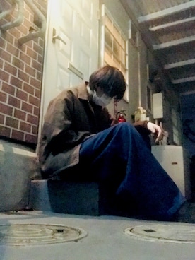 「アイテム（ブルゾン）」を使った、Y-sukeさん（メンズ・173cm・30代）の冬コーディネート