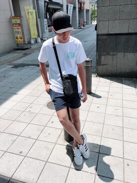 「NIKE(ナイキ)のアイテム(ショルダーバッグ)」を使った、kotaroさん(メンズ・178cm)の秋コーディネート