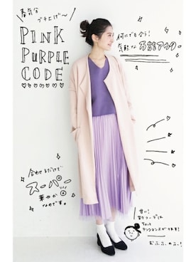 「haco!（ハコ）のアイテム（ジャケット/アウター）」を使った、haco-on-acoさん（レディース・165cm）の冬コーディネート
