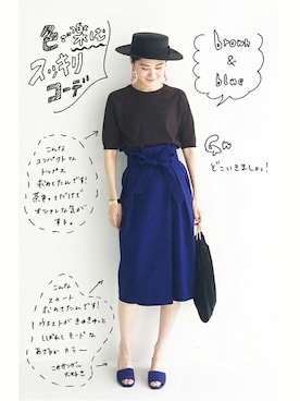 「haco!（ハコ）のアイテム」を使った、haco-on-acoさん（レディース・165cm）の春コーディネート