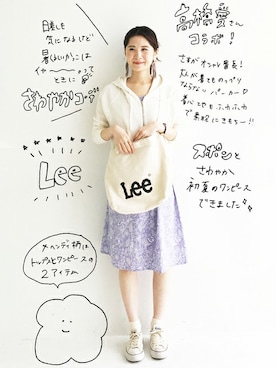 「haco!（ハコ）のアイテム（ワンピース/ドレス）」を使った、haco-on-acoさん（レディース・165cm）の春コーディネート