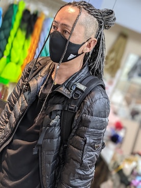 「PRADA（プラダ）のアイテム（ナイロンジャケット）」を使った、NICK nick1220さん（メンズ・172cm）の夏コーディネート
