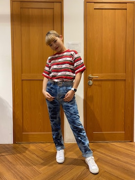 山口 美結さん（レディース・158cm）の夏コーディネート