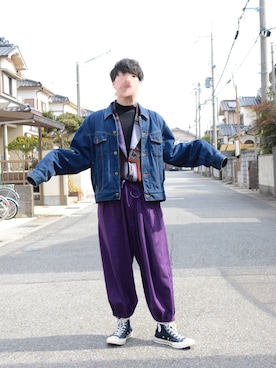 「レイヤードstyle」｜あっさーさん（メンズ・165cm）の冬コーディネート