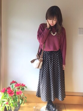 ゆかさん（レディース・164cm）の冬コーディネート