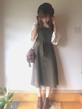 ゆかさん（レディース・164cm）の秋コーディネート