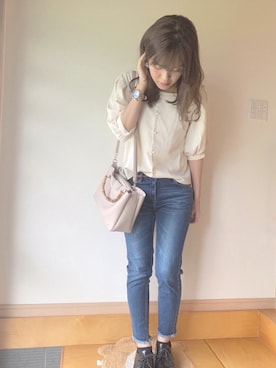 「LuncH（ランチ）のアイテム」を使った、ゆかさん（レディース・164cm）の夏コーディネート