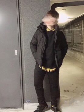 「jiggys shop（ジギーズショップ）のアイテム（ジャケット/アウター）」を使った、しもさん（メンズ・165cm）の冬コーディネート