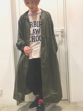 「rivet & surge（リベットアンドサージ）のアイテム」を使った、MARI(E)さん（レディース・158cm）の夏コーディネート