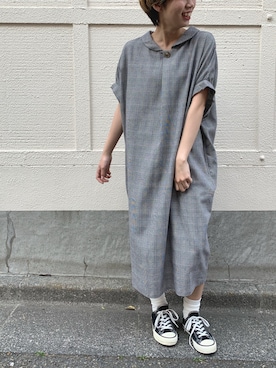 「rivet & surge（リベットアンドサージ）のアイテム」を使った、MARI(E)さん（レディース・158cm）の春コーディネート