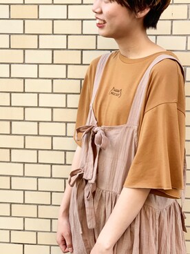 「rivet & surge（リベットアンドサージ）のアイテム」を使った、MARI(E)さん（レディース・158cm）の春コーディネート