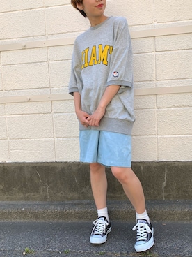 「ボーイッシュ」｜MARI(E)さん（レディース・158cm）の夏コーディネート