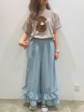 「rivet & surge（リベットアンドサージ）のアイテム」を使った、MARI(E)さん（レディース・157cm）の夏コーディネート