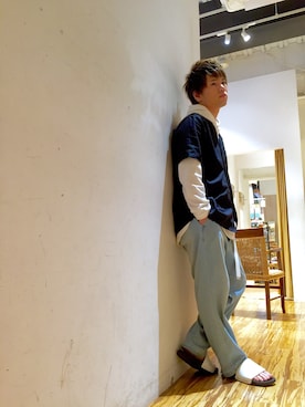 「グランドグローバル」｜GRAND GLOBAL下北沢店さん（メンズ・166cm）の夏コーディネート