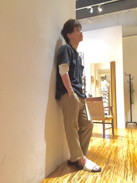 「グランドグローバル」｜GRAND GLOBAL下北沢店さん（メンズ・165cm）の夏コーディネート