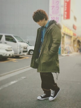 「グランドグローバル」｜GRAND GLOBAL下北沢店さん（メンズ・165cm）の秋コーディネート