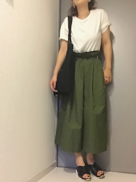「アイテム（イヤリング）」を使った、ca0liiiiさん（レディース・166cm・20代）の夏コーディネート