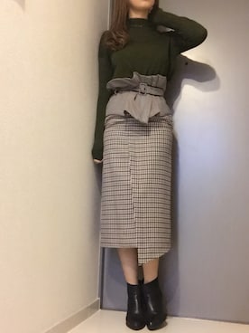 ca0liiiiさん（レディース・166cm）の秋コーディネート