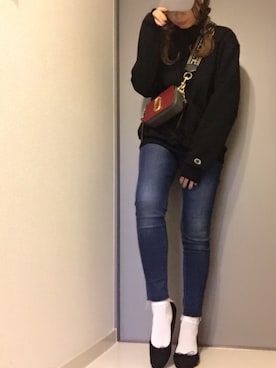 「Boisson Chocolat（ボワソンショコラ）のアイテム」を使った、ca0liiiiさん（レディース・166cm）の春コーディネート