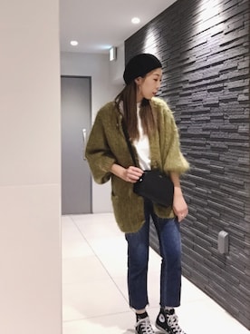 ca0liiiiさん（レディース・167cm）の冬コーディネート