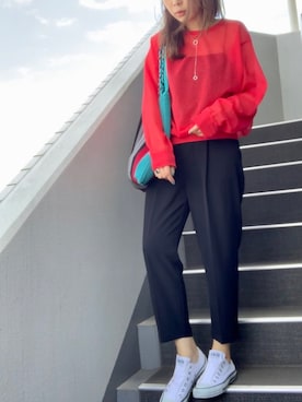 ca0liiiiさん（レディース・167cm）の春コーディネート