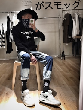 「CLOT（クロット）のアイテム（シューズ）」を使った、Y.Cさん（メンズ・179cm）の冬コーディネート