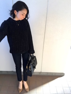 MITSUMIさん（レディース・160cm）の冬コーディネート