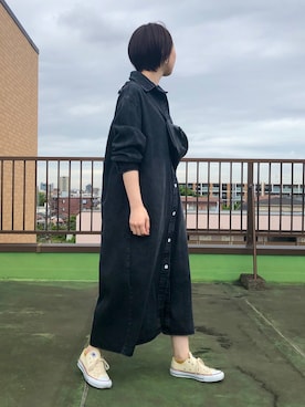 「CONVERSE（コンバース）のconverse（コンバース） ALL STAR OX（オールスターOX）（スニーカー）」を使った、MITSUMIさん（レディース・161cm）の春コーディネート
