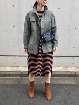 MITSUMIさん（レディース・161cm）の冬コーディネート