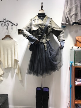 「MIN（マイン）のアイテム」を使った、🌧️雨🌧️さん（レディース・168cm）の冬コーディネート