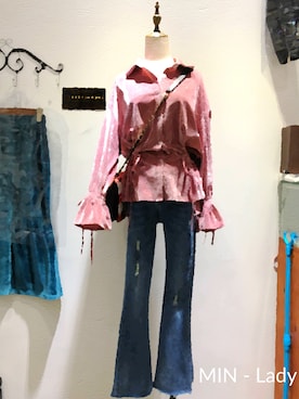 「MIN（マイン）のアイテム」を使った、🌧️雨🌧️さん（レディース・168cm）の冬コーディネート