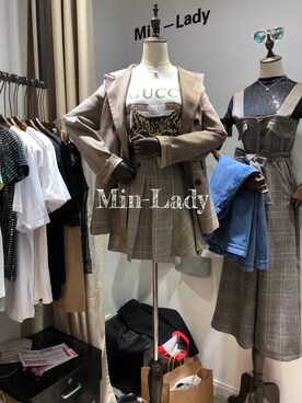 「MIN（マイン）のアイテム」を使った、🌧️雨🌧️さん（レディース・168cm）の春コーディネート