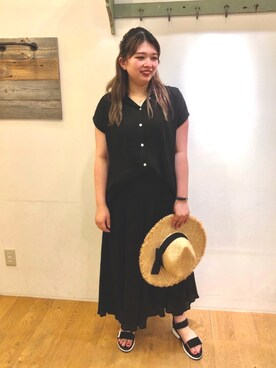 ふじわら　あんなさん（レディース・160cm）の夏コーディネート