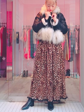 濱内奈々子 さん（レディース・164cm）の冬コーディネート