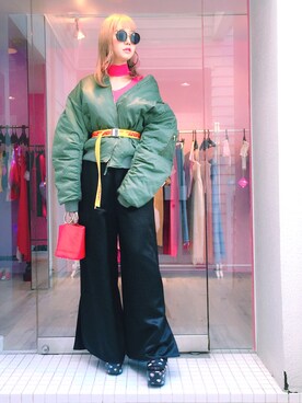 濱内奈々子 さん（レディース・164cm）の春コーディネート