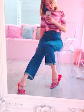 「LILICIOUS」｜「アイテム（PC・スマホグッズ/家電）」を使った、濱内奈々子 さん（レディース・164cm）の春コーディネート