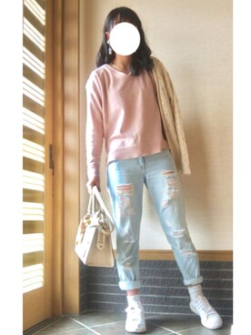 「SM2（エスエムツー）のアイテム（トップス）」を使った、sayaさん（レディース・159cm・10代）の春コーディネート