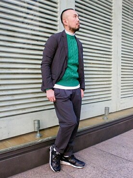 UNITED ARROWS 有楽町店 STAFF 01さん（メンズ・172cm）の冬コーディネート